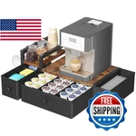 Homeiju Coffee Drawers - K Cup Organizer, Nespresso Pods Holder With Mug Rac. Fixed Price $68.72.