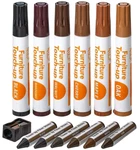 Katzco Furniture Repair Kit, 13 Wood Markers & Wax Sticks With Sharpener. Fixed Price $17.56.