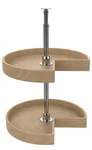 Rev-a-shelf LD-4NW-472-18-1 Lazy Daisy Wood Double Tier 18" Chrome. Fixed Price $55.08.