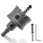 Hordion 1/16 Inch 52MM Carbide Hole Saw Cutter For Metal And Plastic. Fixed Price $22.89.