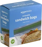 Reclosable Double Zipper Sandwich Bags For Food Storage, Bpa Free 100 Ct. Fixed Price $16.99.