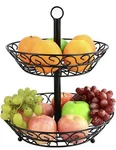Surpahs 2-TIER Countertop Fruit Basket Stand. Fixed Price $20.00.