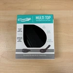 Black Masontops Multi-top Wide Mouth Reusable Flip Cap Lids. Fixed Price $10.99.