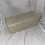 Vintage Tupperware 606-9 Bread Canister W/ 607-2 Lid. Fixed Price $29.00.