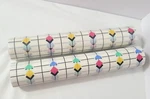 Vtg Geometric Rubbermaid Pizazz Drawer Liner 60 Ft Total Shelf Paper 12" 1990. Fixed Price $48.79.