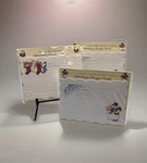 Carols Rose Garden Christmas Recipe Cards Lot 3 Packs 45 Embossed Die Cut. Fixed Price $28.99.