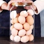 Saiool Egg Jar,kitchen Canister Gallon Large Glass Food 135 Oz, Clear. Fixed Price $34.33.