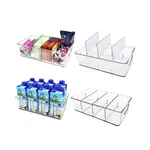 4-PACK Organizer Bins Clear Storage Containers For Pantry, Kitche. Fixed Price $26.17.