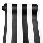 SIMPLELIFE4U Black And White Stripe Self-adhesive Shelf Liner Contact Paper 1.... Fixed Price $22.14.