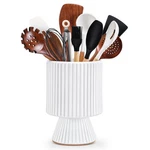 Woodword Extra Large Ceramic Utensil Holder For Countertop, Organizer.... Fixed Price $113.46.