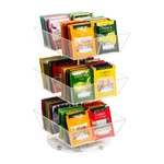 Mind Reader Tea Bag Carousel, 3 Tier Clear Acrylic Organizer With 12 Compartm.... Fixed Price $28.71.