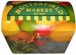 Wooden Recipe Storage Box Butterfield Market. Fixed Price $16.95.