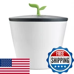 Chef'n Chefn 401-420-120 Ecocrock Counter Compost Bin Black And White 3.3 Liter. Fixed Price $97.58.