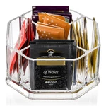 Hiceeden Acrylic Tea Bag Organizer, 5 Compartment 6.1" 3.1", Transparent. Fixed Price $20.41.