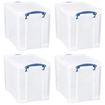 Really Useful Box 19 Liter Plastic Stackable Storage Container W/snap Lid & B.... Fixed Price $136.82.