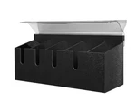 San Jamar 4 Section Cup And Lid Organizer With Straw Compartment, Hanging. Fixed Price $99.99.