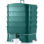 Vermihut Plus 5-TRAY Worm Composter Dark Green, Sustainable The Original!. Fixed Price $112.48.