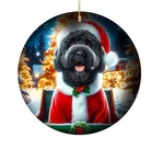 Portuguese Water Dog Christmas Tree Porcelain Ornament. Fixed Price $23.95.
