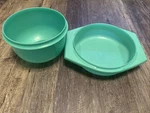 Jadeite Green Vintage Tupperware Lettuce Bowl 1424-3 No & #786 Grater/lid. Fixed Price $11.99.