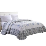 Beatrice Home Fashions Carnation Floral Embroidered Quilted Bedspread. Fixed Price $87.85.