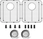 2PACK Sink Protectors For Kitchen 13.1''X11.6''X1'', 304 Stainless Steel. Fixed Price $49.48.