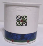 Pfaltzgraff Amalfi Classic 6" Commemorative Utensil Crock. Fixed Price $18.88.