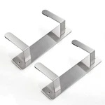 Stainless Steel Wall Mounted Pot Lid Holder Organizer Cutting Board Storage Rack. Fixed Price $21.83.