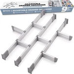 Practical Comfort Aluminum Drawer Organizer Kitchen Utensils Silverware F.... Fixed Price $91.47.