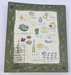 Hallmark Refillable Recipe Organizer Binder Book Green Tuscany. Fixed Price $19.99.