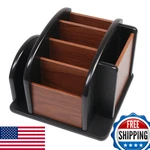 Coideal Remote Control Holder Caddy Wooden Rotating Coffee Table Organizer Large. Fixed Price $56.00.