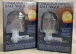 Crystal Himalayan Salt Rock Night Lamp Air Purifier Wall Light Lot Of 2. Fixed Price $27.50.