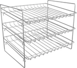 Canned Food Organizer, Chrome Plated Iron, Holds Up To 36 Cans. Fixed Price $49.99.