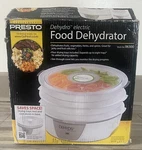 Presto Dehydro Digital Electric Food Dehydrator 06301 White. Fixed Price $49.98.