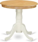 East West Furniture Eden Kitchen Dining Table - Round Solid Wood Top. Fixed Price $188.80.
