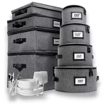 Homelux Theory 8PCS Hard Shell China Containers, Mug Storage, Wine Gl.... Fixed Price $171.56.