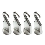 Fixed Pot Rack Solid Cast Pan Hooks Set Of 4. Fixed Price $29.54.