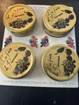 Grant Howard Les Fruits De Provence Preserve Jars Set Of 4 9OZ Glass. Fixed Price $17.00.