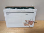 Longaberger 4X6 Recipe Card Dividers 1994 Shades Of Autumn Apple Pie About 100. Fixed Price $39.99.