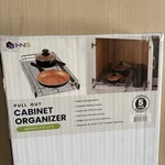 New Pull Out Cabinet Organizer, Heavy Duty Caddy 8" Wide X 21" Deep Read Desc.. Fixed Price $74.75.