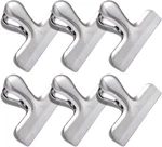 6 Bag Clips, Stainless Steel Chip Clip, Packs, Sliver. Fixed Price $9.18.