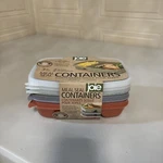 Joie Meal Seal Snack & Dip Container, Set Of 3 (gray Orange ) -. Fixed Price $17.99.