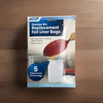 Camco Grease Bin Foil Lined Disposal Bags - 5 Pack. Fixed Price $8.00.