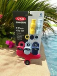 Oxo Good Grips All-purpose 9 Piece Clip Set Model 13328000 For Hanging Sealing. Fixed Price $10.99.