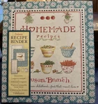New Susan Branch Seasons Hardcover Deluxe Recipe Book Binder Blue Daisy. Fixed Price $50.00.