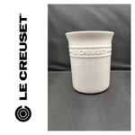 Kitchen Utensil Holder Le Creuset Stoneware Crock White. Fixed Price $28.00.