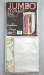 Vintage Nos Whitmor Jumbo Quilted Storage English Rose Garment Bag 54"X20'X24". Fixed Price $25.00.