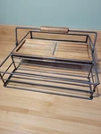 New Hearth & Hand Wood Wire Magnolia Entertaining Caddy Mores Picnic. Fixed Price $16.99.