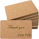 228PCS Premium Blank Business Kraft Paper Cards, Double-sided Available Word 3.5. Fixed Price $10.39.
