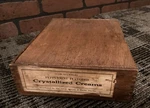Vtg Great Atlantic & Pacific Tea Company Wooden Box Crystallized Creams Candy. Fixed Price $24.99.