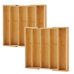 Purawood Kitchen Drawer Organizer, 2 Pack - Expandable Utensil Organiz.... Fixed Price $89.61.